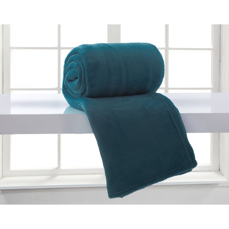 MANTA KING HOME DESIGN LISA CORTTEX AZUL ADRIATICO 2,20 m X 2,40 m