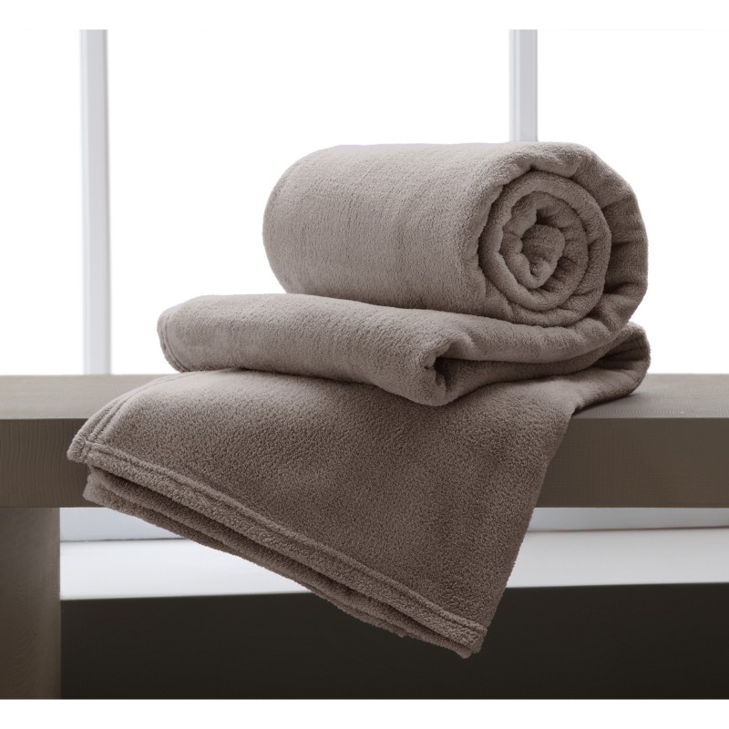 MANTA KING HOME DESIGN LISA CORTTEX TAUPE 2,20 m X 2,40 m
