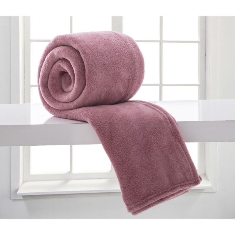 MANTA CASAL HOME DESIGN LISA CORTTEX ROSA VELHO 1,80 m X 2,20 m