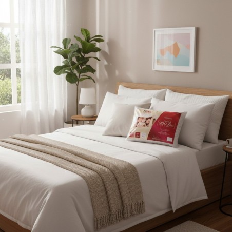 TRAVESSEIRO PERCAL 200 FIOS 50 X 70CM LECASA