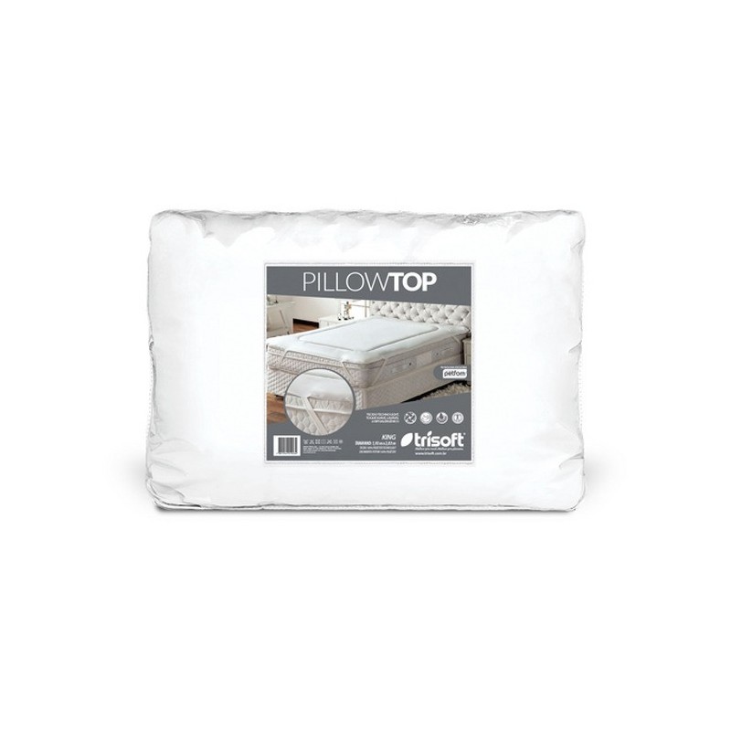 PROTETOR DE COLCHÃO PILLOW TOP KING SIZE TRISOFT