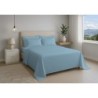 JOGO DE CAMA SOLTEIRO KING PREMIUM 180 FIOS 100% ALGODÃO AZUL- ESTAMPARIA