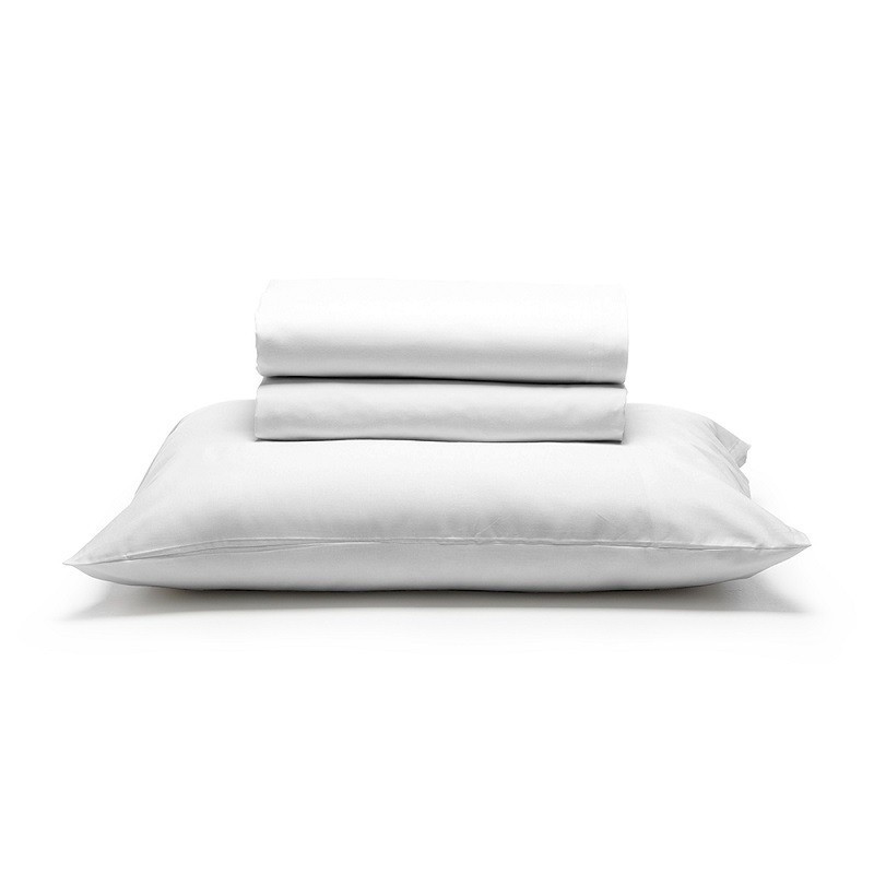 JOGO DE CAMA SOLTEIRO KING PREMIUM 180 FIOS 100% ALGODÃO BRANCO- ESTAMPARIA