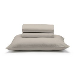JOGO DE CAMA SOLTEIRO KING PREMIUM 180 FIOS 100% ALGODÃO KAKI- ESTAMPARIA