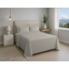 JOGO DE CAMA CASAL PREMIUM 180 FIOS 100% ALGODÃO KAKI- ESTAMPARIA