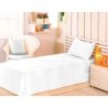 JOGO DE CAMA SOLTEIRO PREMIUM 180 FIOS 100% ALGODÃO BRANCO- ESTAMPARIA
