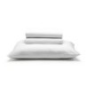 JOGO DE CAMA SOLTEIRO PREMIUM 180 FIOS 100% ALGODÃO BRANCO- ESTAMPARIA