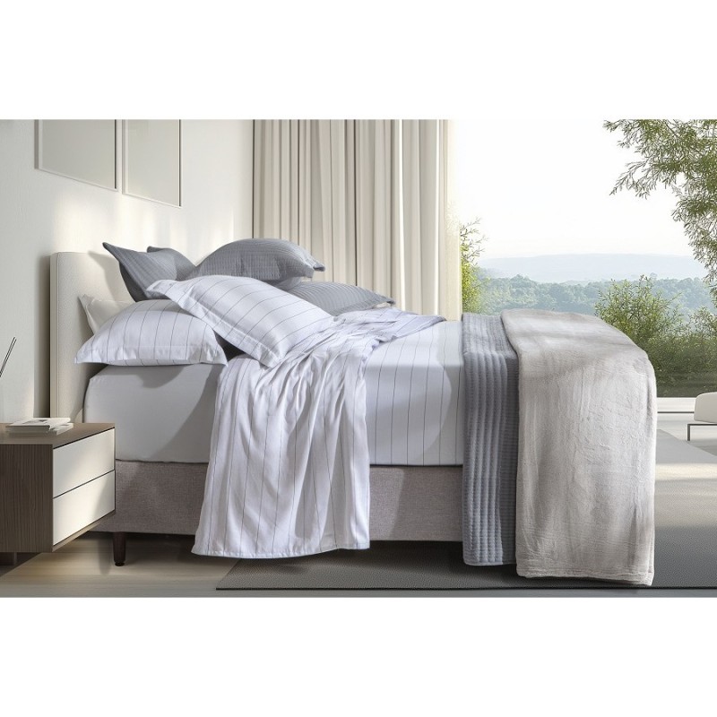 JOGO DE CAMA KING LIVING ART 300 FIOS CETIM DE ALGODÃO DES 2370- CORTTEX