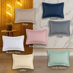 PORTA TRAVESSEIRO AVULSO COTTON 50 X 70 ROSE- JUMA
