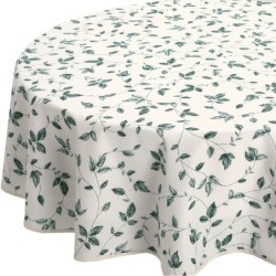 TOALHA DE MESA REDONDA DÖHLER CLEAN BOTÂNICA 4 LUGARES- DOHLER