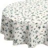 TOALHA DE MESA REDONDA DÖHLER CLEAN BOTÂNICA 4 LUGARES- DOHLER