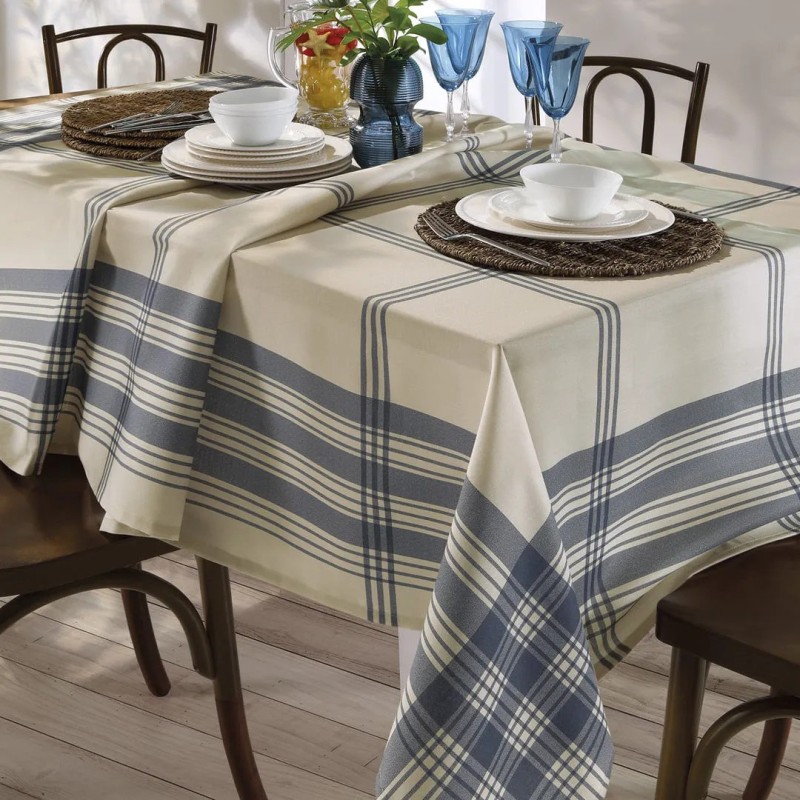 TOALHA DE MESA RETANGULAR DÖHLER CLEAN LUNA 4 LUGARES- DOHLER