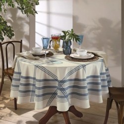 TOALHA DE MESA REDONDA DÖHLER CLEAN LUNA 4 LUGARES- DOHLER