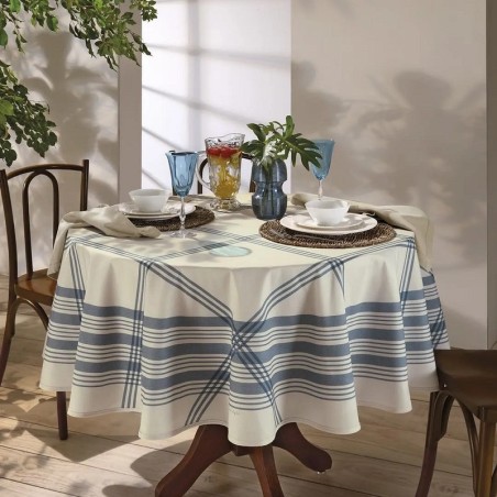 TOALHA DE MESA REDONDA DÖHLER CLEAN LUNA 4 LUGARES- DOHLER