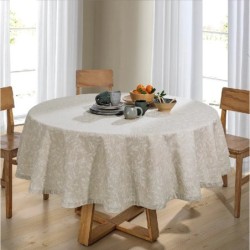 TOALHA DE MESA REDONDA DÖHLER CLEAN PAULINE 4 LUGARES- DOHLER