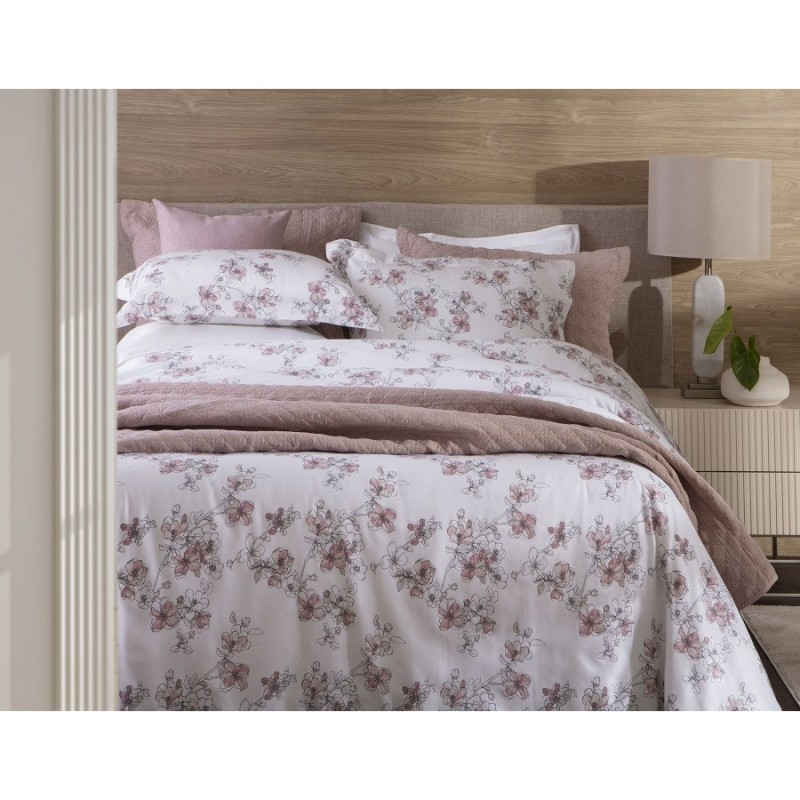 JOGO DE CAMA KING LIVING ART 300 FIOS CETIM DE ALGODÃO DES 2366- CORTTEX