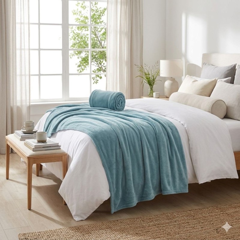 MANTA CASAL HOME DESIGN LISA CORTTEX DENIM 1,80 m X 2,20 m