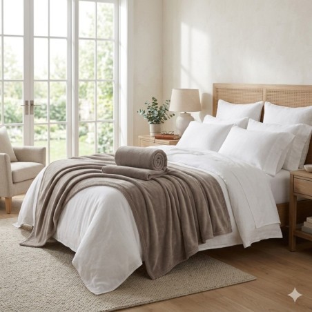 MANTA CASAL HOME DESIGN LISA CORTTEX TAUPE 1,80 m X 2,20 m