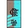 Toalha Aveludada Transfer Flamengo 70 cm x 1,40 m Com 1 peça