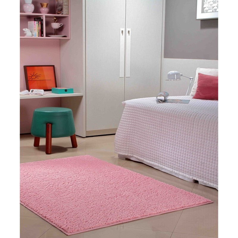 TAPETE CLASSIC ROSA BEBE 1,50M X 2,00M- OÁSIS