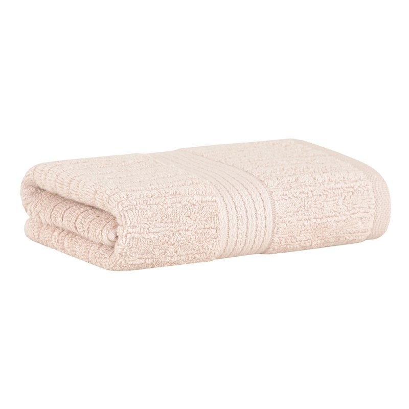 TOALHA DE ROSTO FIO PENTEADO CANELADO ROSA 1554 - BUDDEMEYER