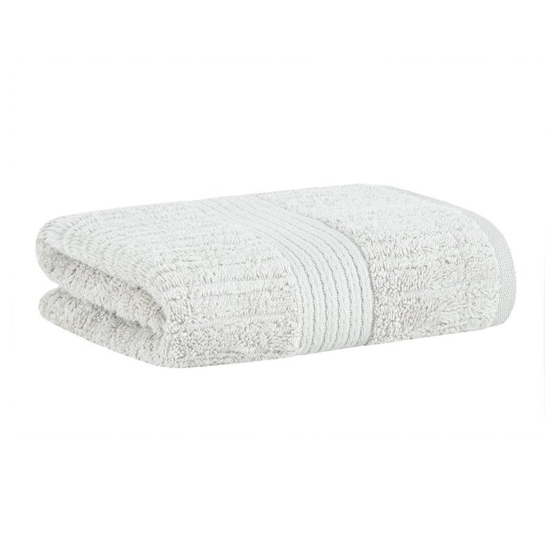TOALHA DE ROSTO FIO PENTEADO CANELADO CINZA 1055 - BUDDEMEYER