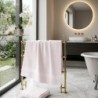 TOALHA DE BANHO PADRÃO FIO PENTEADO CANELADO ROSA 3299 - BUDDEMEYER
