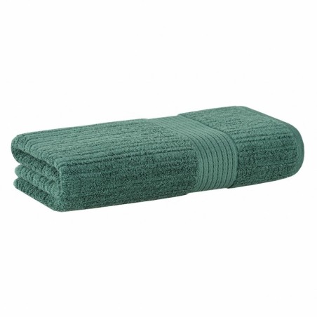TOALHA DE BANHO 70/140 FIO PENTEADO CANELADO VERDE FOLHA 3074 - BUDDEMEYER
