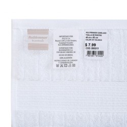 TOALHA DE ROSTO 48/85 FIO PENTEADO BRANCO 1011 - BUDDEMEYER