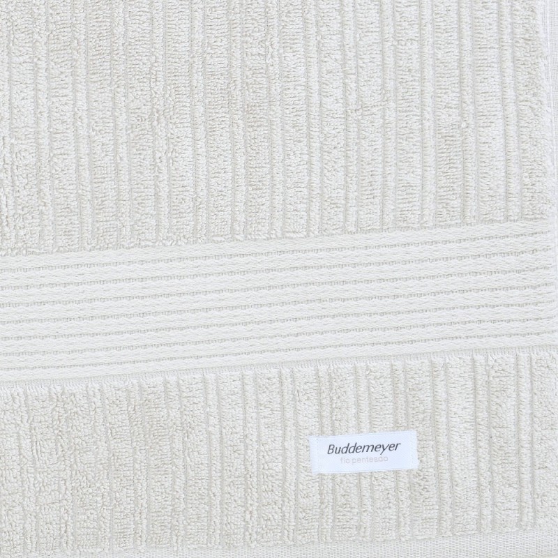 TOALHA DE ROSTO 48/85 FIO PENTEADO CINZA CLARO 1744 - BUDDEMEYER