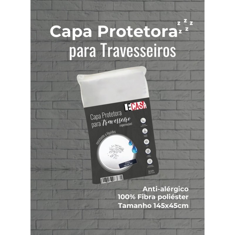 Capa de travesseiro Impermeável - Lecasa