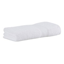 TOALHA DE BANHO 70/140 FIO PENTEADO CANELADO BRANCO 1011 - BUDDEMEYER