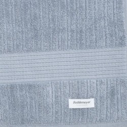 TOALHA DE BANHO 90/150 FIO PENTEADO CANELADO AZUL 1284 - BUDDEMEYER