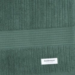 TOALHA DE BANHO 90/150 FIO PENTEADO CANELADO VERDE FOLHA 3074 - BUDDEMEYER
