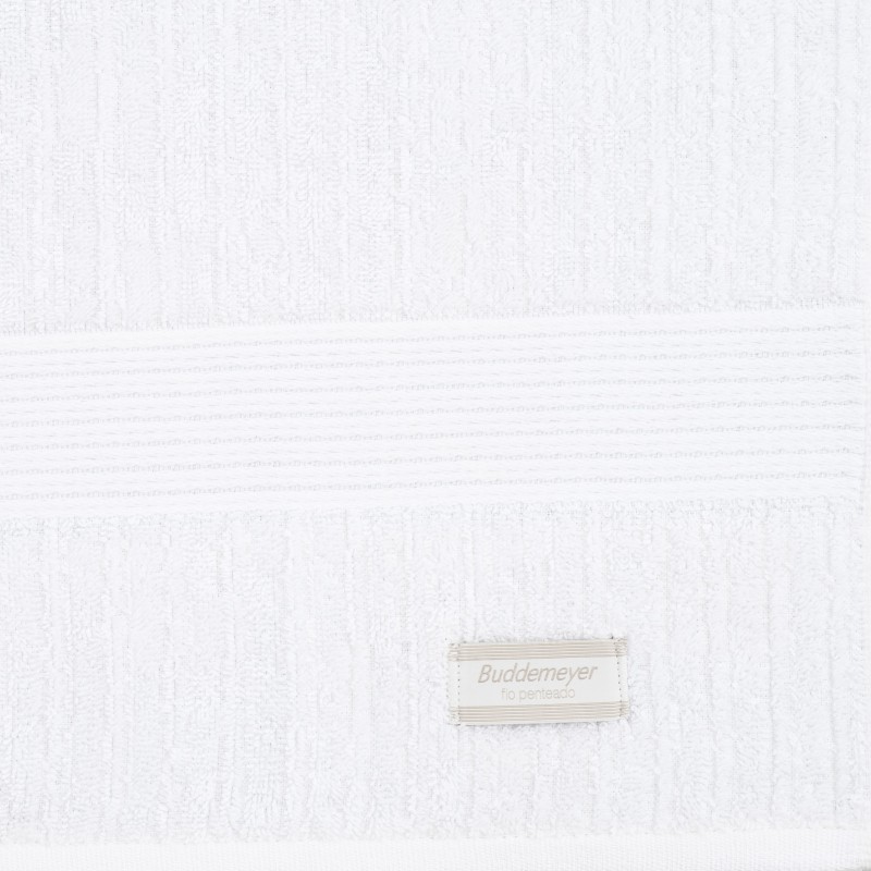 TOALHA DE ROSTO 48/85 FIO PENTEADO BRANCO 1011 - BUDDEMEYER