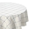 TOALHA DE MESA REDONDA DÖHLER CLEAN IEDA 4 LUGARES- DOHLER