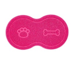TAPETE COMEDOURO PARA PET CACHORRO ROSA- UZOO