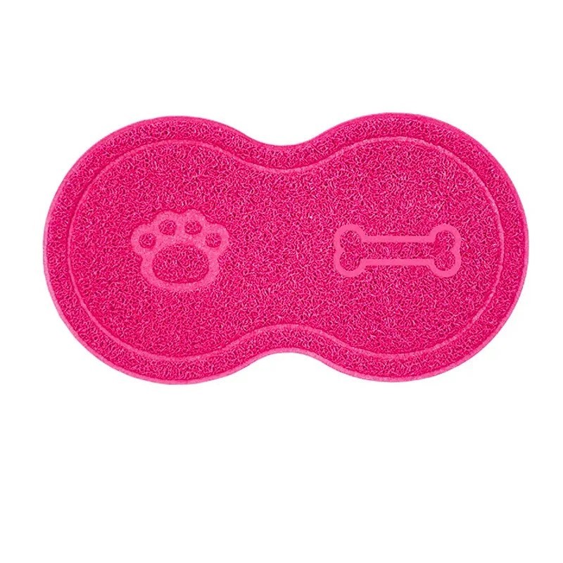 TAPETE COMEDOURO PARA PET CACHORRO ROSA- UZOO