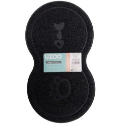 TAPETE COMEDOURO PARA PET GATO PRETO- UZOO