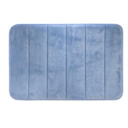 TAPETE SUPER SOFT NASA 40 X 60 VISCO ELÁSTICO AZUL- CAMESA