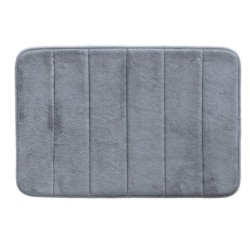 TAPETE SUPER SOFT NASA 40 X 60 VISCO ELÁSTICO CINZA- CAMESA