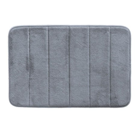 TAPETE SUPER SOFT NASA 40 X 60 VISCO ELÁSTICO CINZA- CAMESA