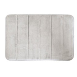 TAPETE SUPER SOFT NASA 40 X 60 VISCO ELÁSTICO BEGE- CAMESA